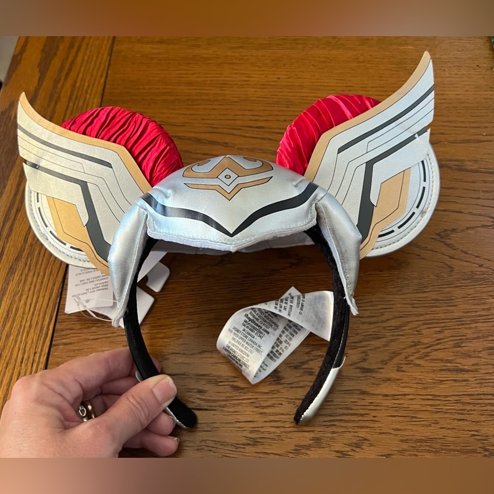 Disney Parks Mighty Thor Mickey Mouse Ears Headband-Thor: Love & Thunder - NWT